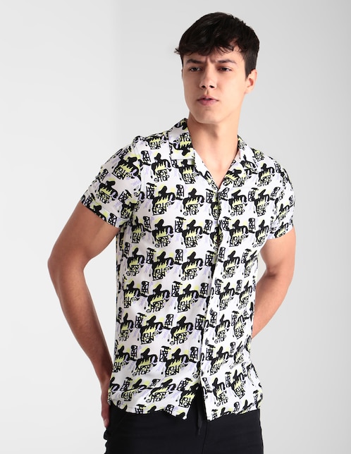 Camisa manga corta para hombre