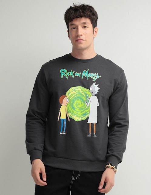 Ricky and morty sudadera sale