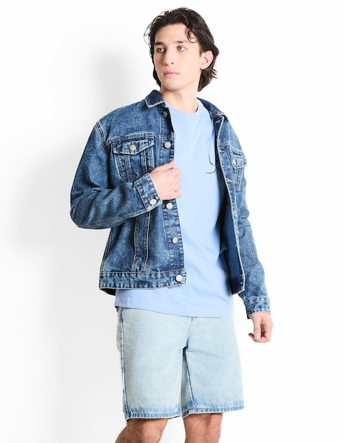 CHAMARRA NON, CH, ÍNDIGO DENIM OBSCURO