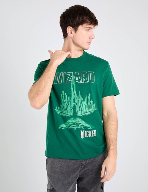 Playera Wicked cuello redondo para hombre 1