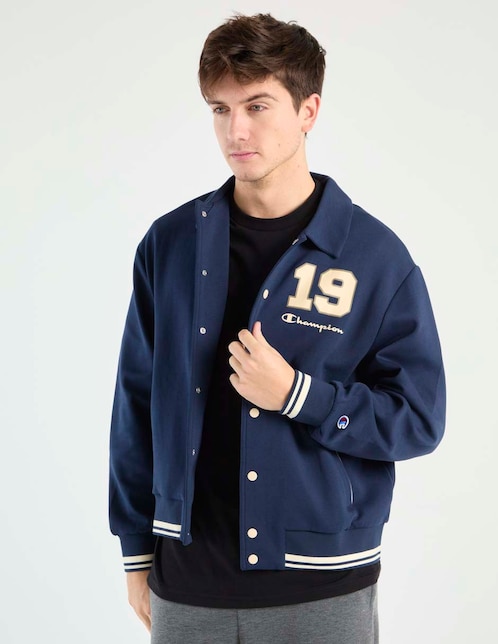 Chamarra casual con bolsillos para hombre 1