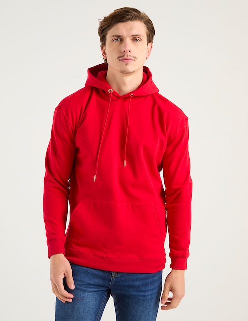 SUDADERA NSH25062-P0, CH, CARMÍN CLARO