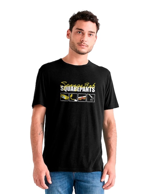 Playera paramount cuello redondo para hombre