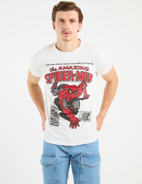 Playera The Amazing Spider-Man cuello redondo para hombre 1