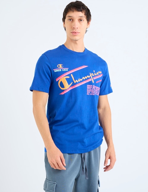 Playera cuello redondo para hombre 1