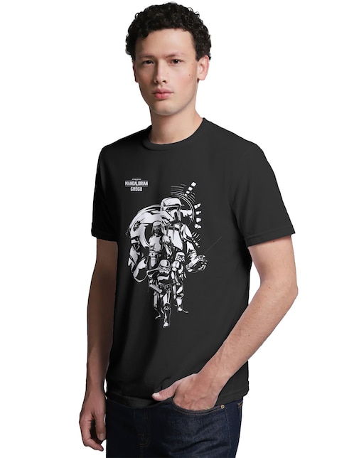 Playera Mandalorian cuello redondo para hombre 1
