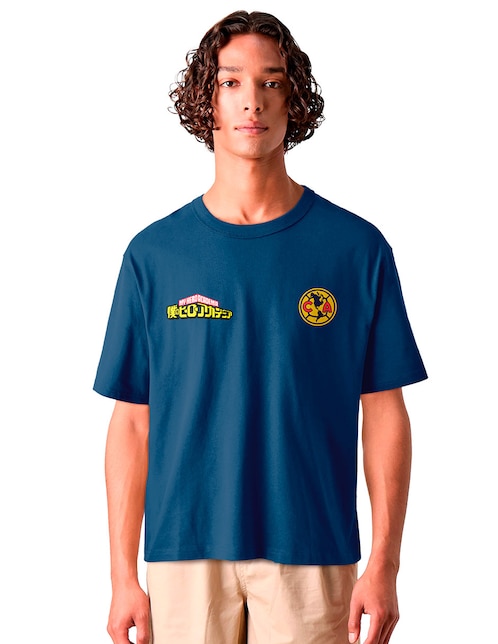 Playera América cuello redondo para hombre 1