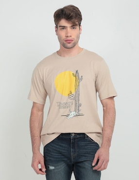 Playera Non Stop Cuello Redondo Para Hombre