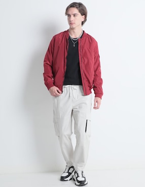 Chamarra bomber Nop Stop para hombre