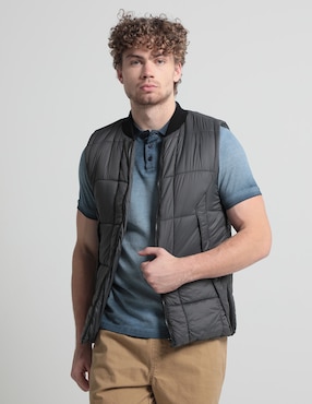 Chaleco Non Stop Impermeable Con Bolsillos Para Hombre