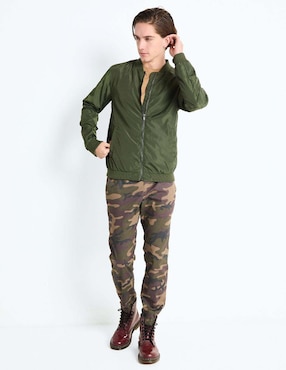 Chamarra bomber Nop Stop para hombre