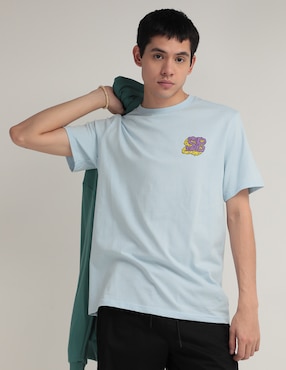 Playera Bob Esponja Cuello Redondo Para Hombre