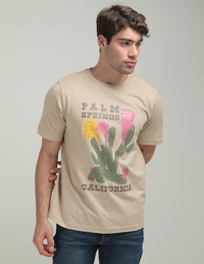 Playera Non Stop Cuello Redondo Para Hombre