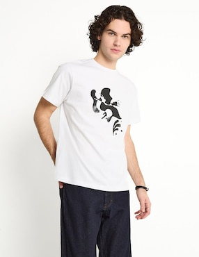 Playera Non Stop cuello redondo para hombre