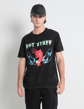 Playera Hot Stuff Cuello Redondo Para Hombre