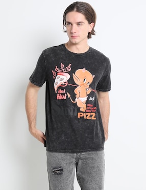 Playera Hot Stuff Cuello Redondo Para Hombre