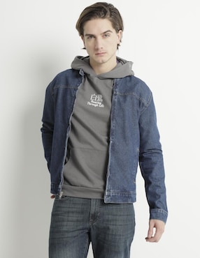 Chamarra Denim Non Stop Con Bolsillos Para Hombre