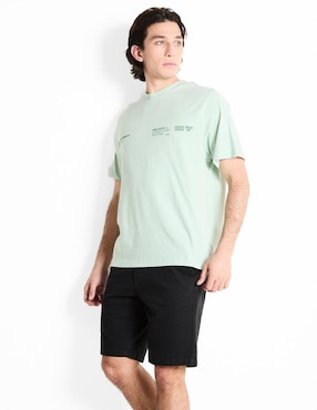 Playera Non Stop Cuello Redondo Para Hombre