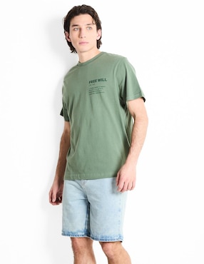 Playera Non Stop Cuello Redondo Para Hombre