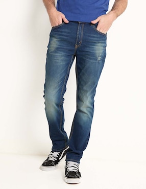 Jeans slim Non Stop deslavado para hombre