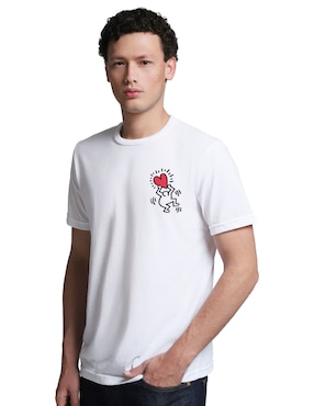 Playera Keith Haring Cuello Redondo Para Hombre