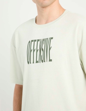 Playera Non Stop cuello redondo para hombre