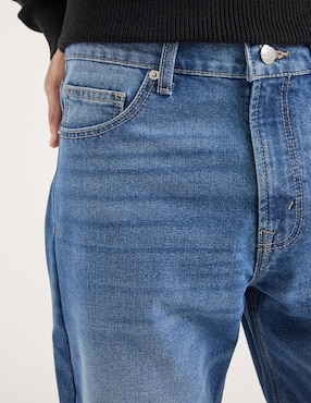 Jeans straight Non Stop deslavado para hombre