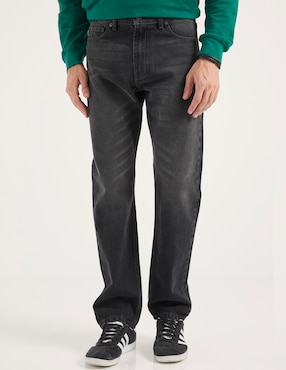 Jeans straight Non Stop deslavado para hombre