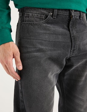 Jeans straight Non Stop deslavado para hombre