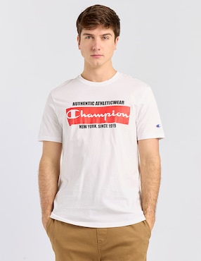 Playera Champion cuello redondo para hombre