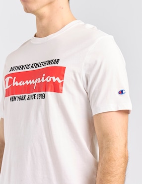 Playera Champion cuello redondo para hombre
