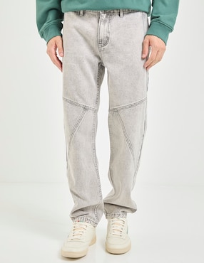 Jeans straight Non Stop deslavado para hombre