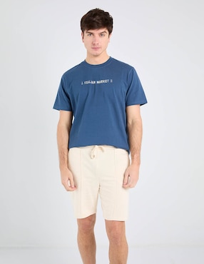 Bermuda Non Stop de algodón para hombre.
