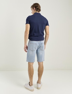 Bermuda Non Stop de mezclilla para hombre