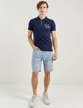 Bermuda Non Stop de mezclilla para hombre