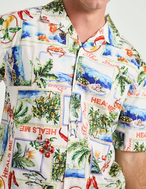 Camisa casual Non Stop manga corta para hombre