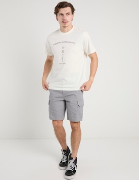 Playera Non Stop Yokohama Floral Festival cuello redondo para hombre