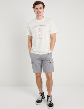 Playera Non Stop Yokohama Floral Festival cuello redondo para hombre