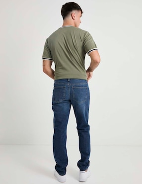 Jeans straight Non Stop deslavado para hombre