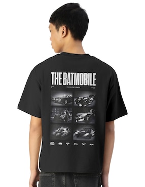 Playera Bravado Batman: The Batmobile cuello redondo para hombre