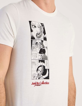 Playera Crunchyroll cuello redondo para hombre