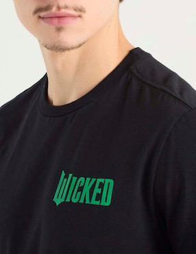 Playera Universal Wicked cuello redondo para hombre