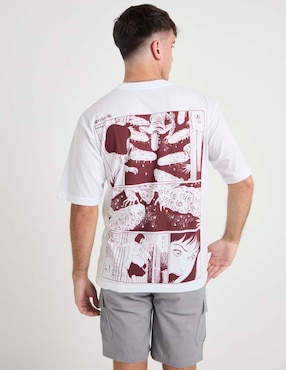 Playera Crunchyroll Junji Ito Collection cuello redondo para hombre