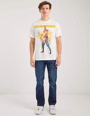Playera Warner Mortal Kombat cuello redondo para hombre