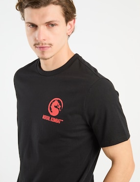 Playera Warner Mortal Kombat cuello redondo para hombre