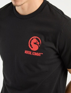 Playera Warner Mortal Kombat cuello redondo para hombre