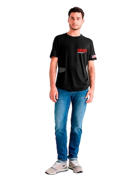 Playera NASA cuello redondo para hombre