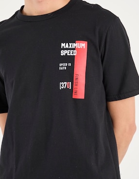 Playera Non Stop cuello redondo para hombre