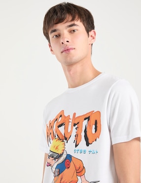 Playera Naruto cuello redondo para hombre