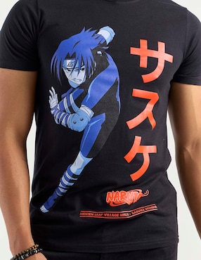 Playera Naruto cuello redondo para hombre